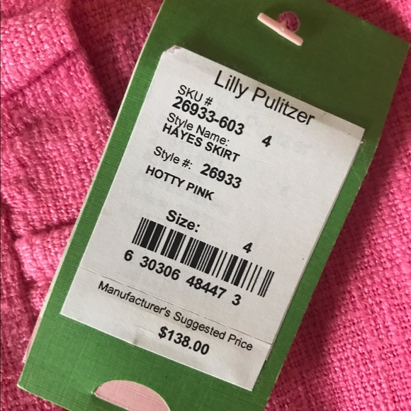 Lilly Pulitzer Gold Button Skirt - Picture 2 of 3